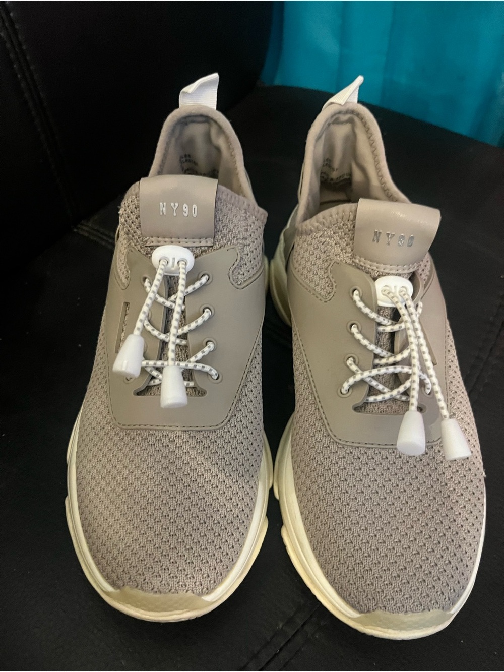Steve Madden Taupe Mesh Sneakers